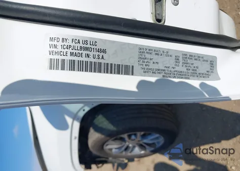 2021 Jeep Cherokee Latitude Plus Fwd из США, поврежденный, VIN 1C4PJLLB9MD114846